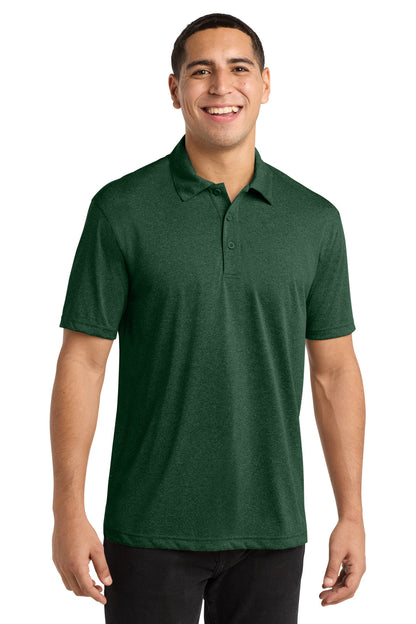 Custom Embroidered Sport-Tek Polos/Knits in Forest Green Heather