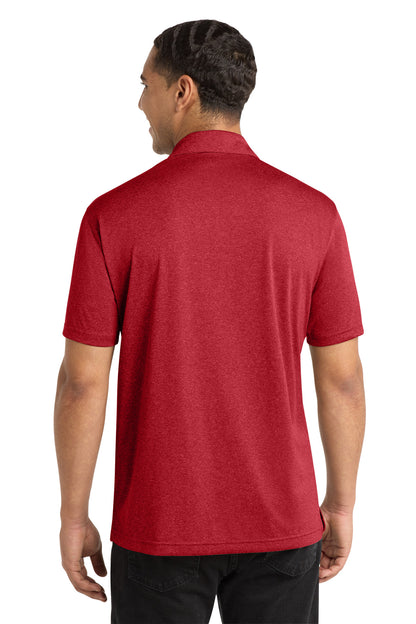 Custom Embroidered Sport-Tek Polos/Knits in Scarlet Heather