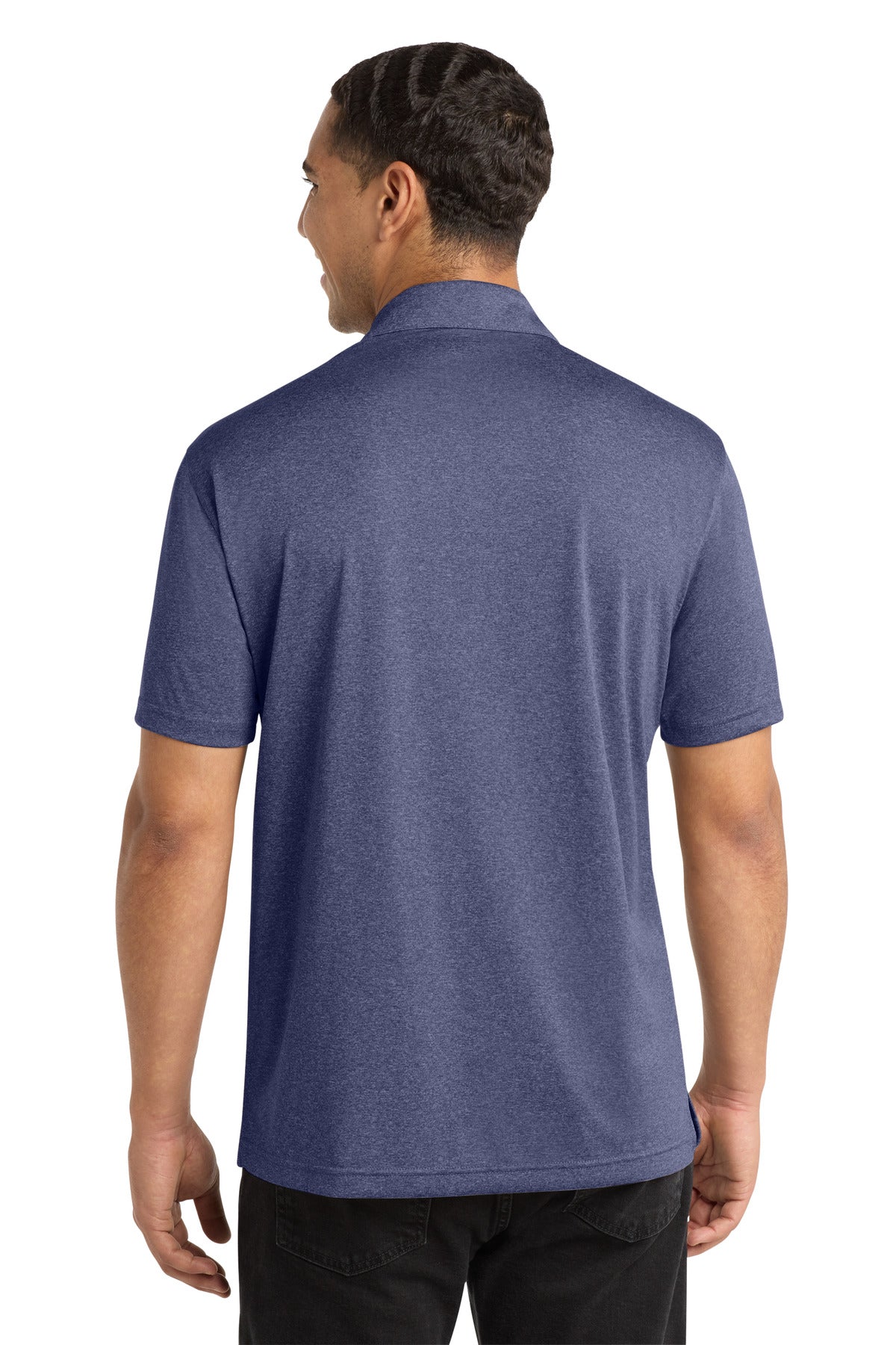 Custom Embroidered Sport-Tek Polos/Knits in True Navy Heather