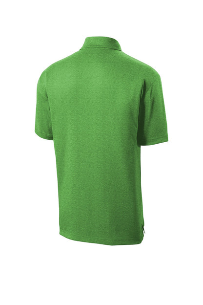 Custom Embroidered Sport-Tek Polos/Knits in Turf Green Heather