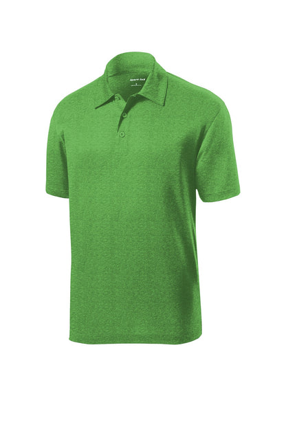 Custom Embroidered Sport-Tek Polos/Knits in Turf Green Heather
