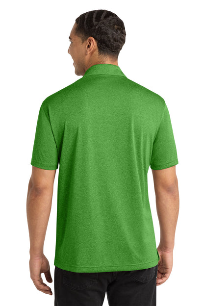 Custom Embroidered Sport-Tek Polos/Knits in Turf Green Heather
