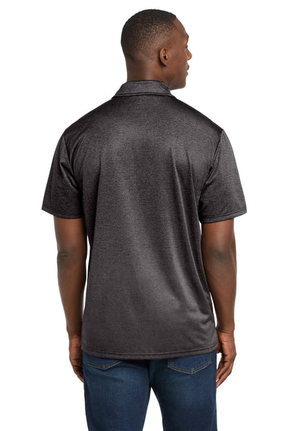 Custom Embroidered Sport-Tek Polos/Knits in Iron Grey/ Black