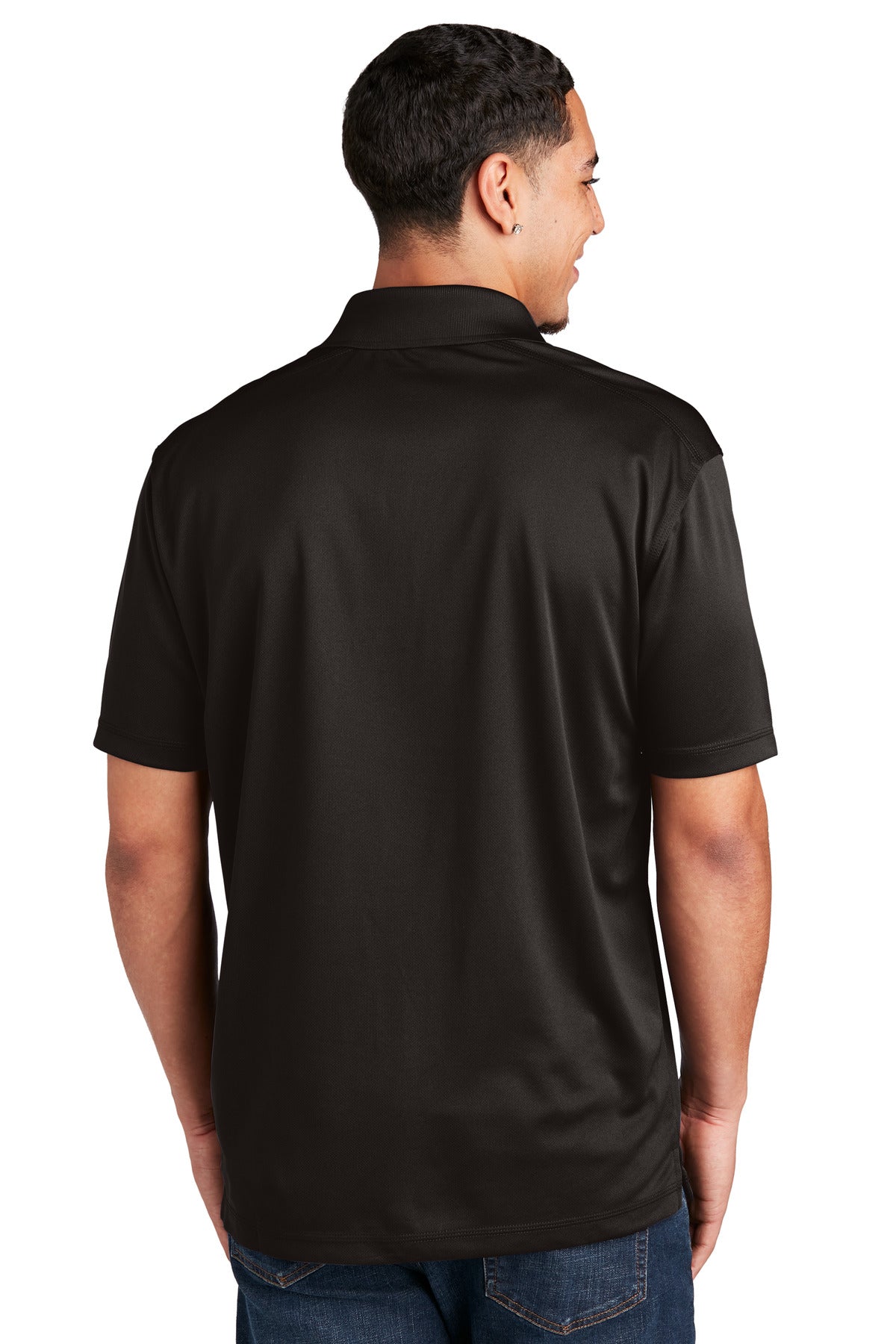 Custom Embroidered Sport-Tek PosiCharge Micro-Mesh Polo. ST680,Black