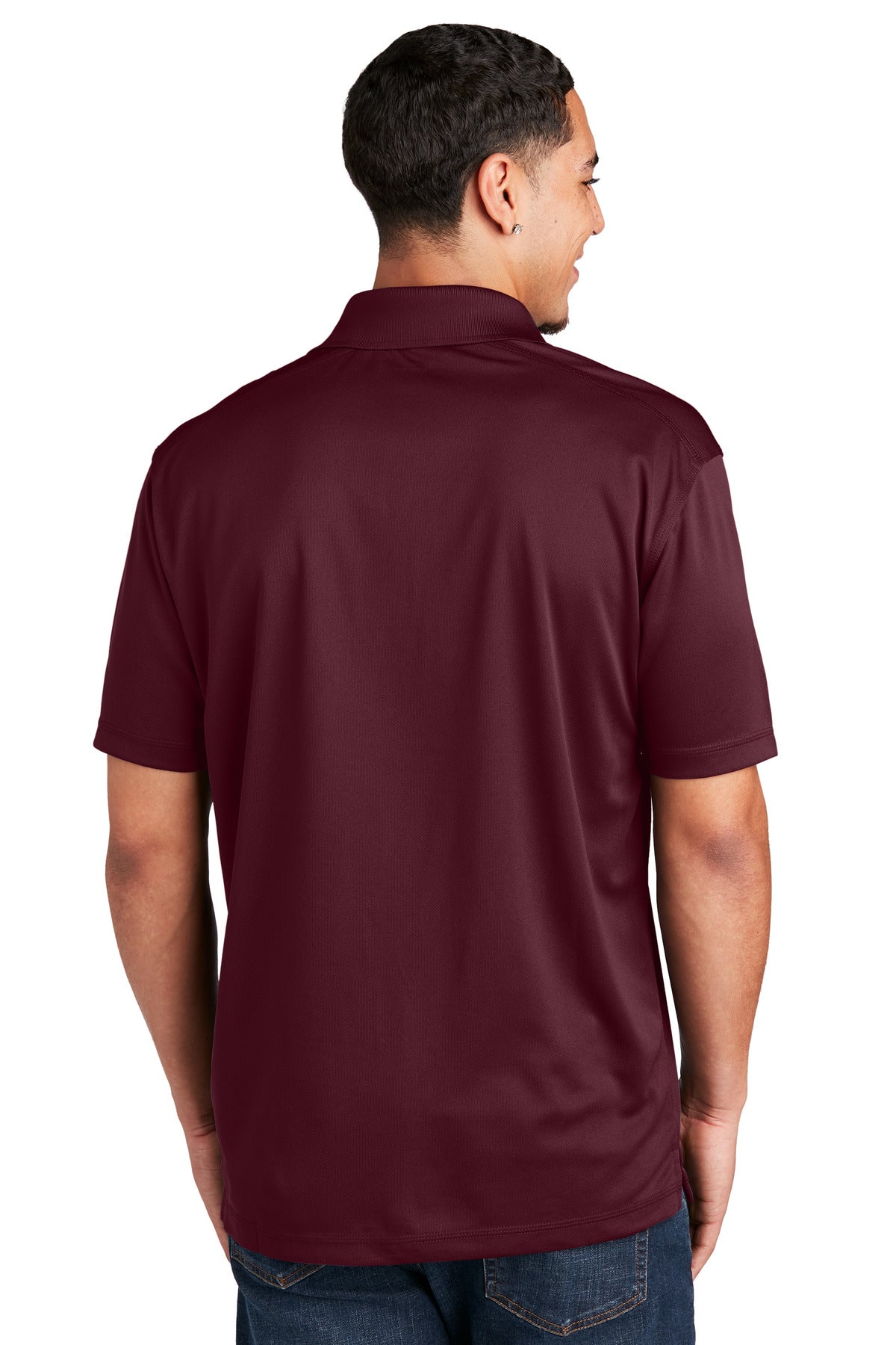 Custom Embroidered Sport-Tek PosiCharge Micro-Mesh Polo. ST680,Maroon