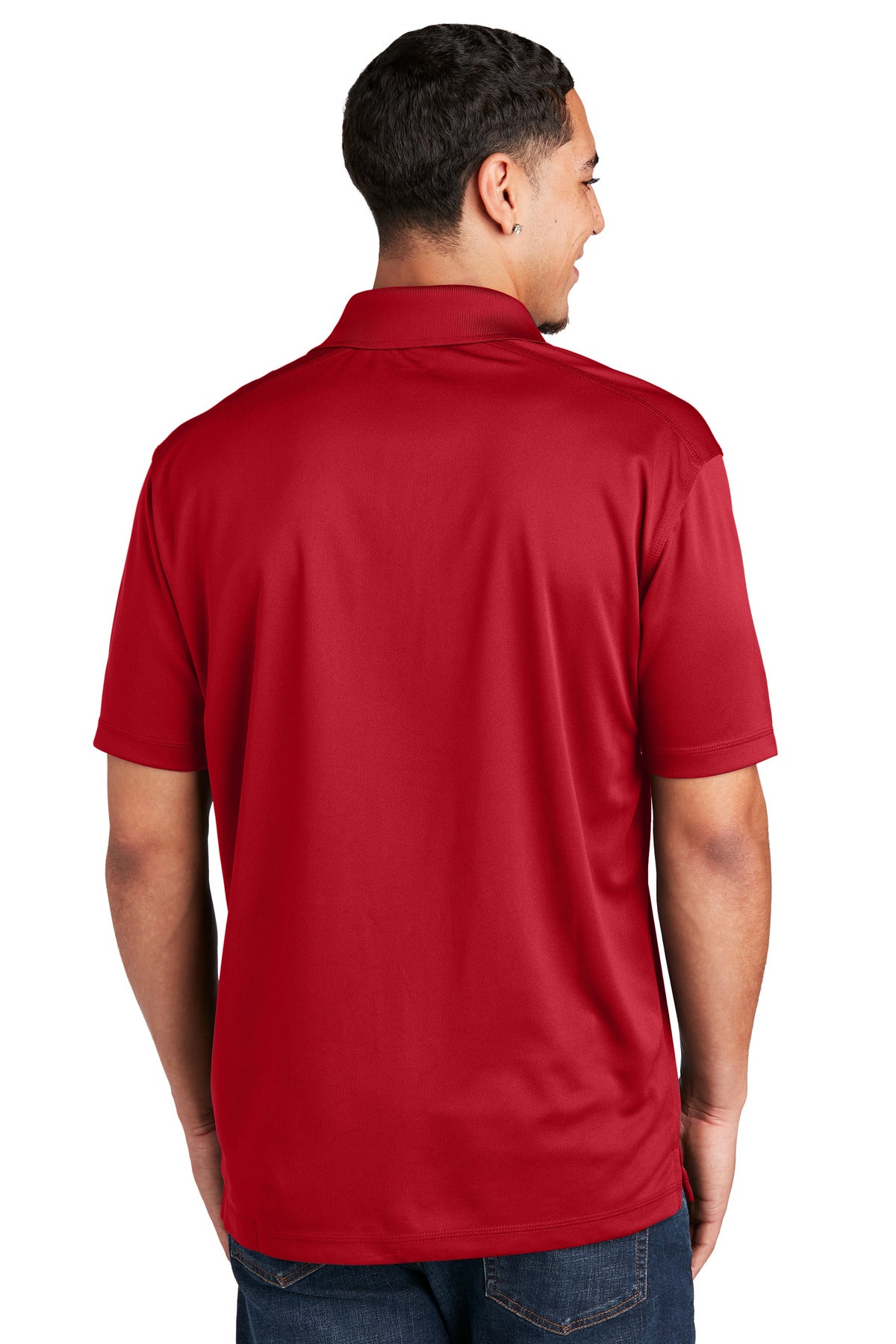 Custom Embroidered Sport-Tek PosiCharge Micro-Mesh Polo. ST680,True Red