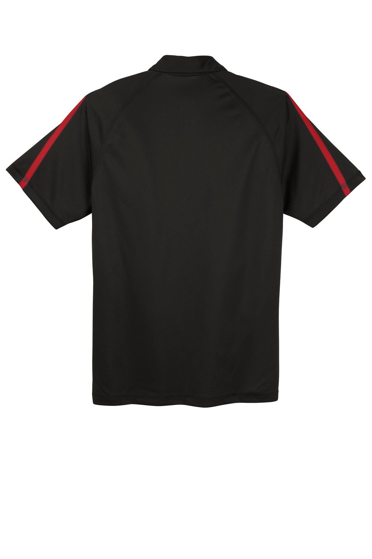 Custom Embroidered Sport-Tek Polos/Knits in Black/ Red