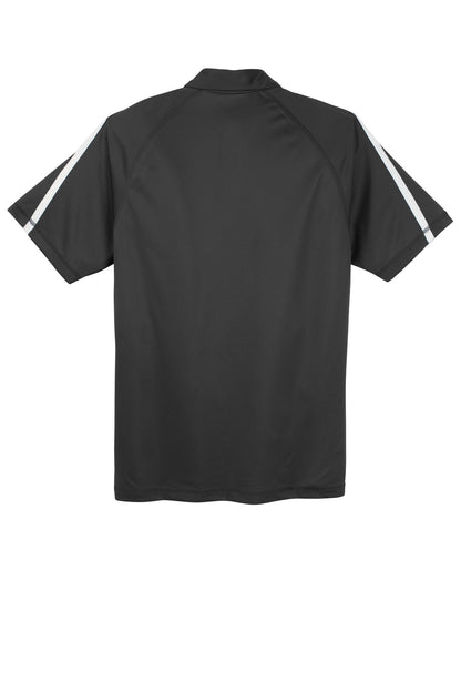 Custom Embroidered Sport-Tek Polos/Knits in Iron Grey/ White
