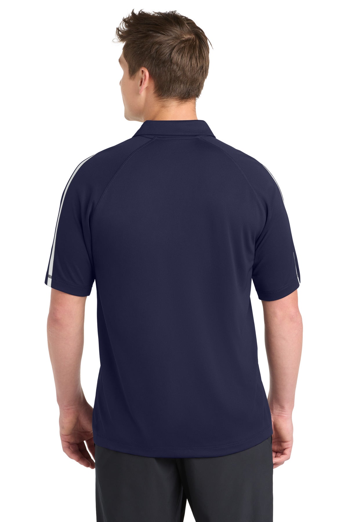 Custom Embroidered Sport-Tek Polos/Knits in True Navy/ White