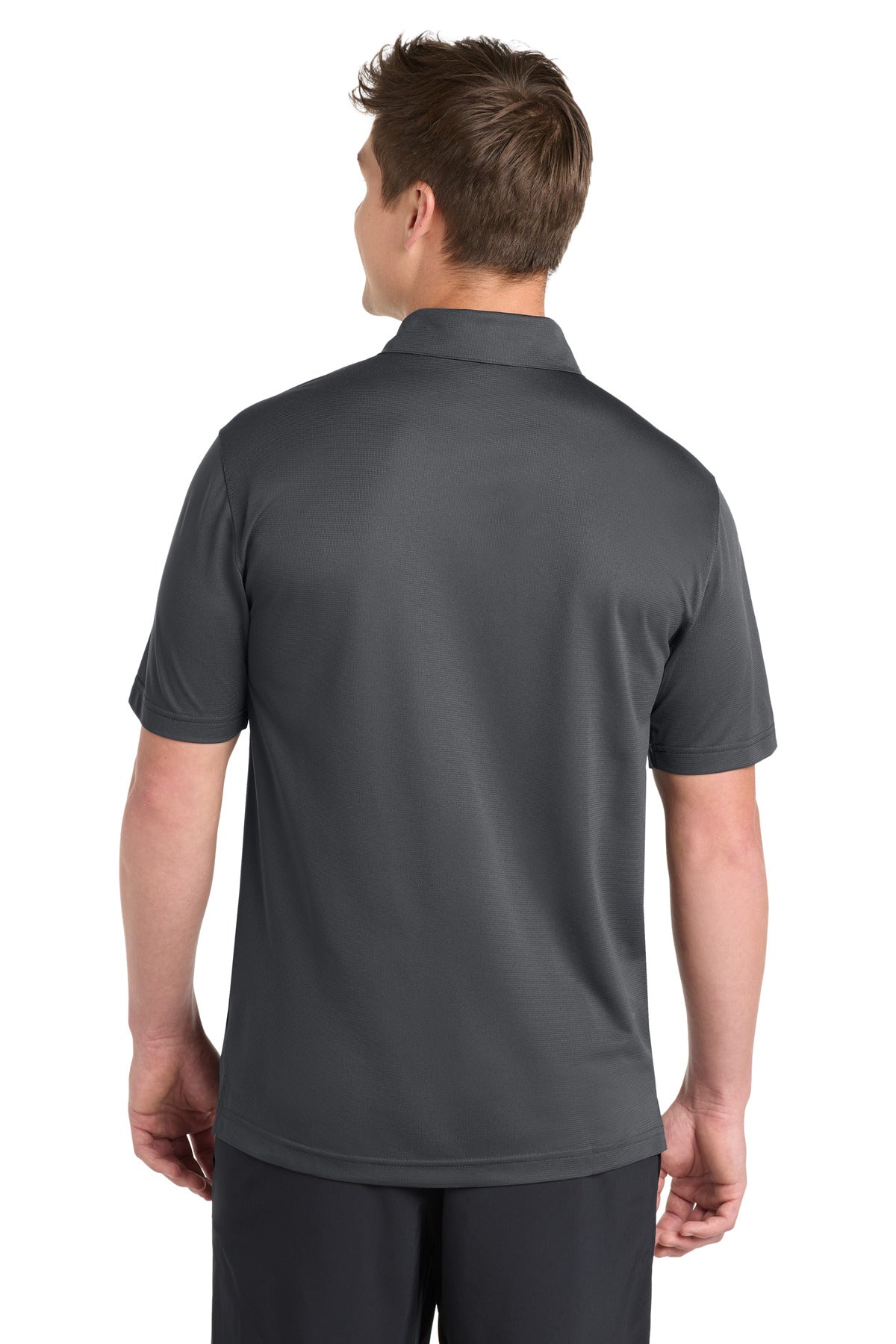 Custom Embroidered Sport-Tek Polos/Knits in Iron Grey