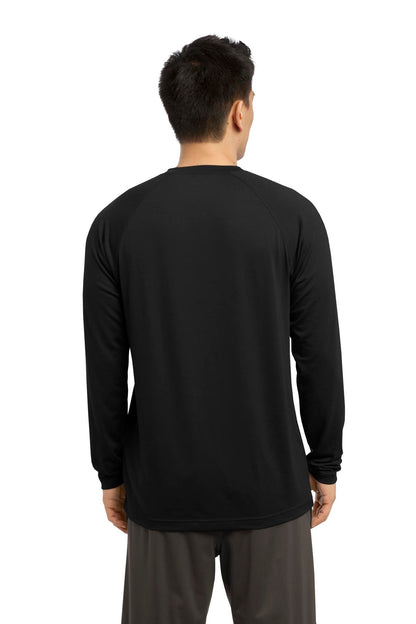 Custom Embroidered Sport-Tek  Long Sleeve Ultimate Performance Crew. ST700LS,Black