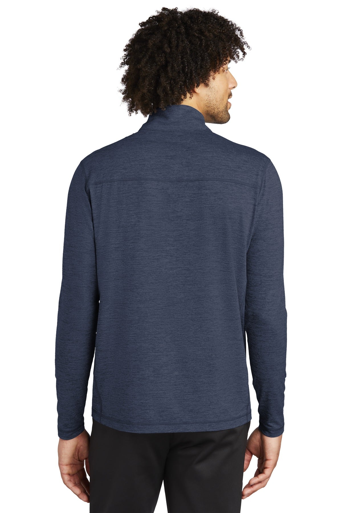 Custom Embroidered Sport-Tek  Exchange 1.5 Long Sleeve 1/2-Zip. ST711,Dark Denim Heather