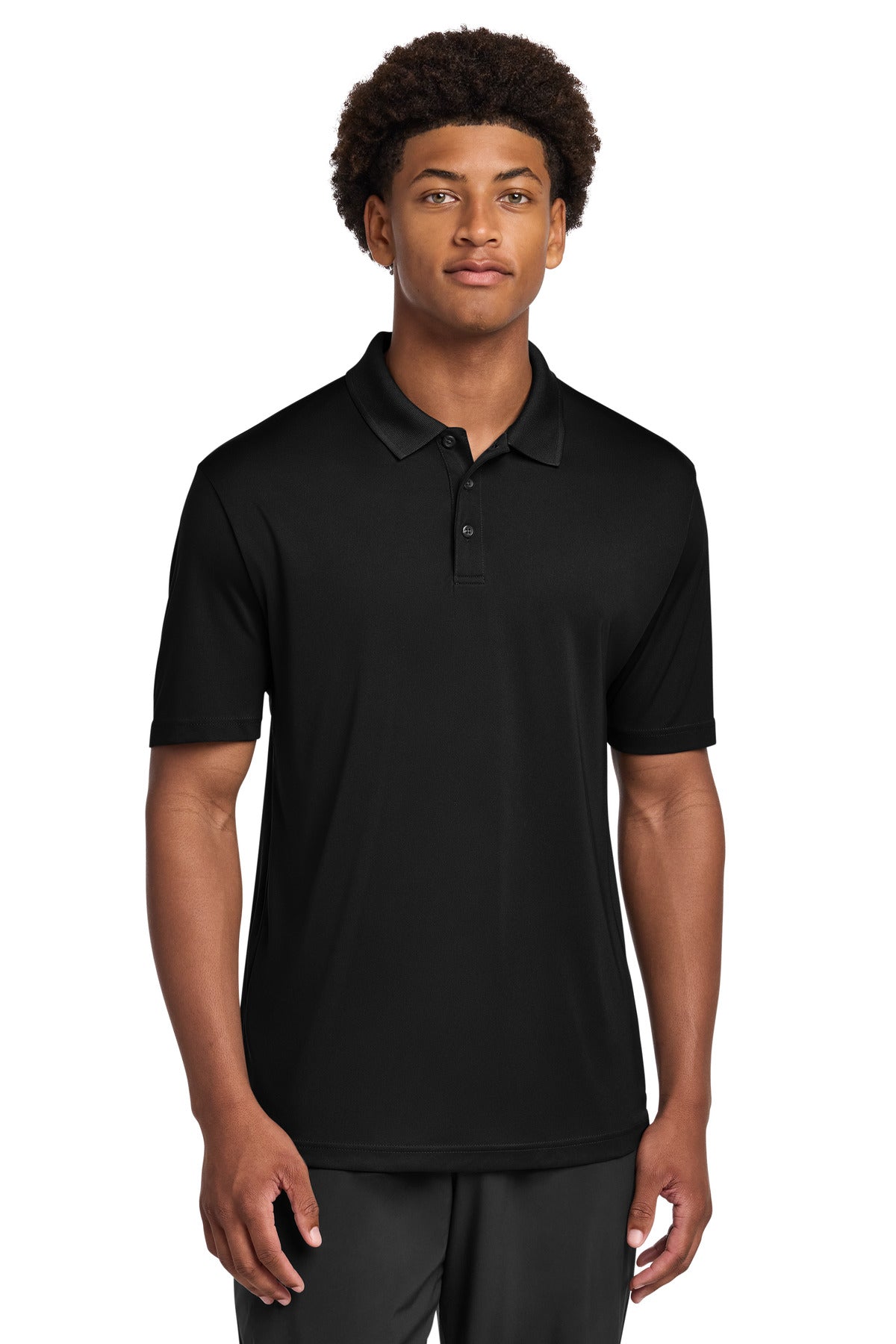 Custom Embroidered Sport-Tek Polos/Knits in Black