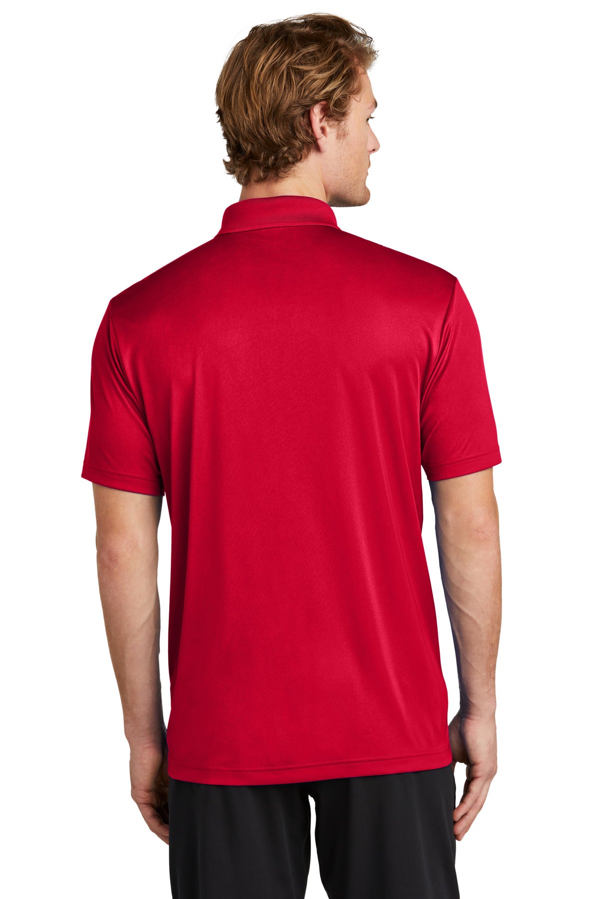 Custom Embroidered Sport-Tek PosiCharge Re-Compete Polo ST725,Deep Red