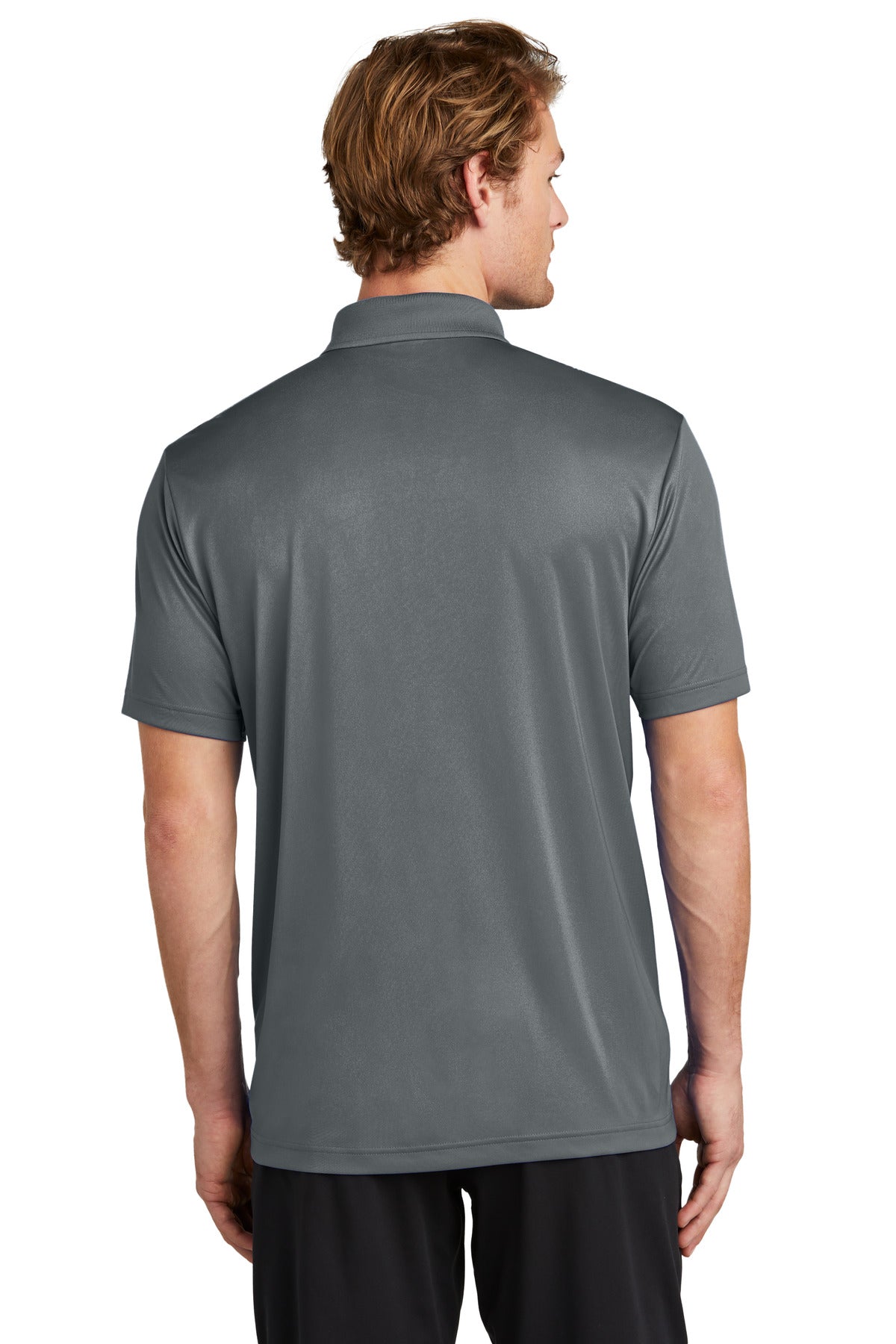 Custom Embroidered Sport-Tek PosiCharge Re-Compete Polo ST725,Iron Grey