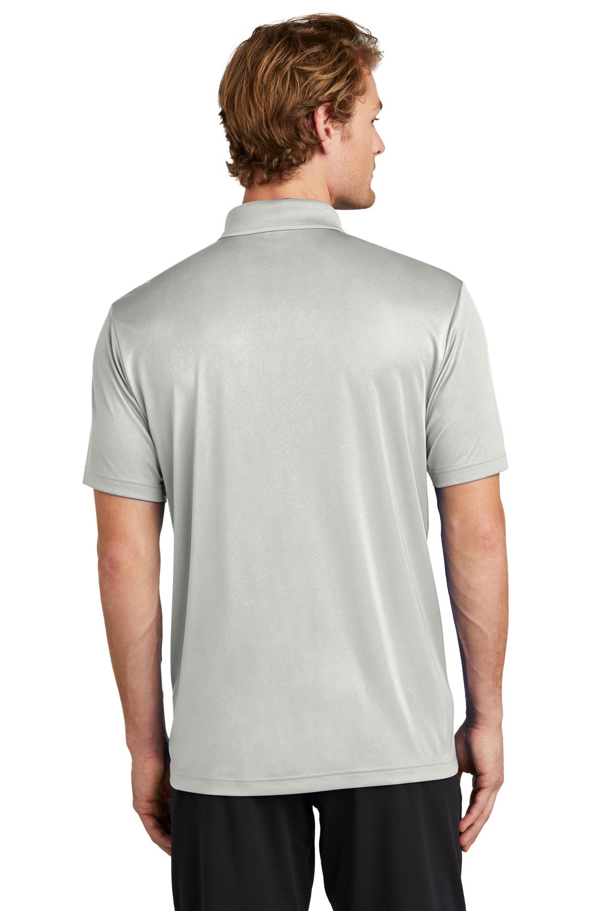 Custom Embroidered Sport-Tek PosiCharge Re-Compete Polo ST725,Silver