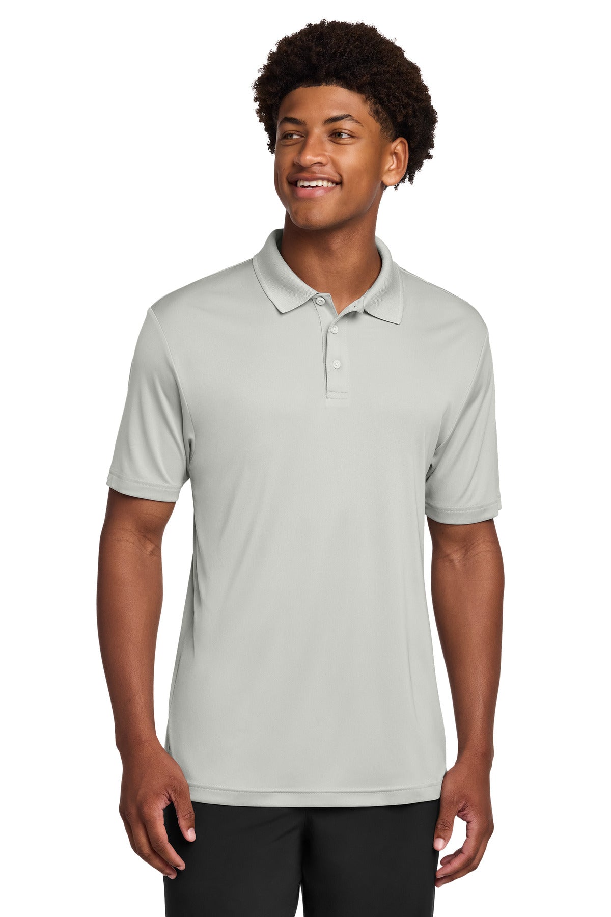 Custom Embroidered Sport-Tek Polos/Knits in Silver