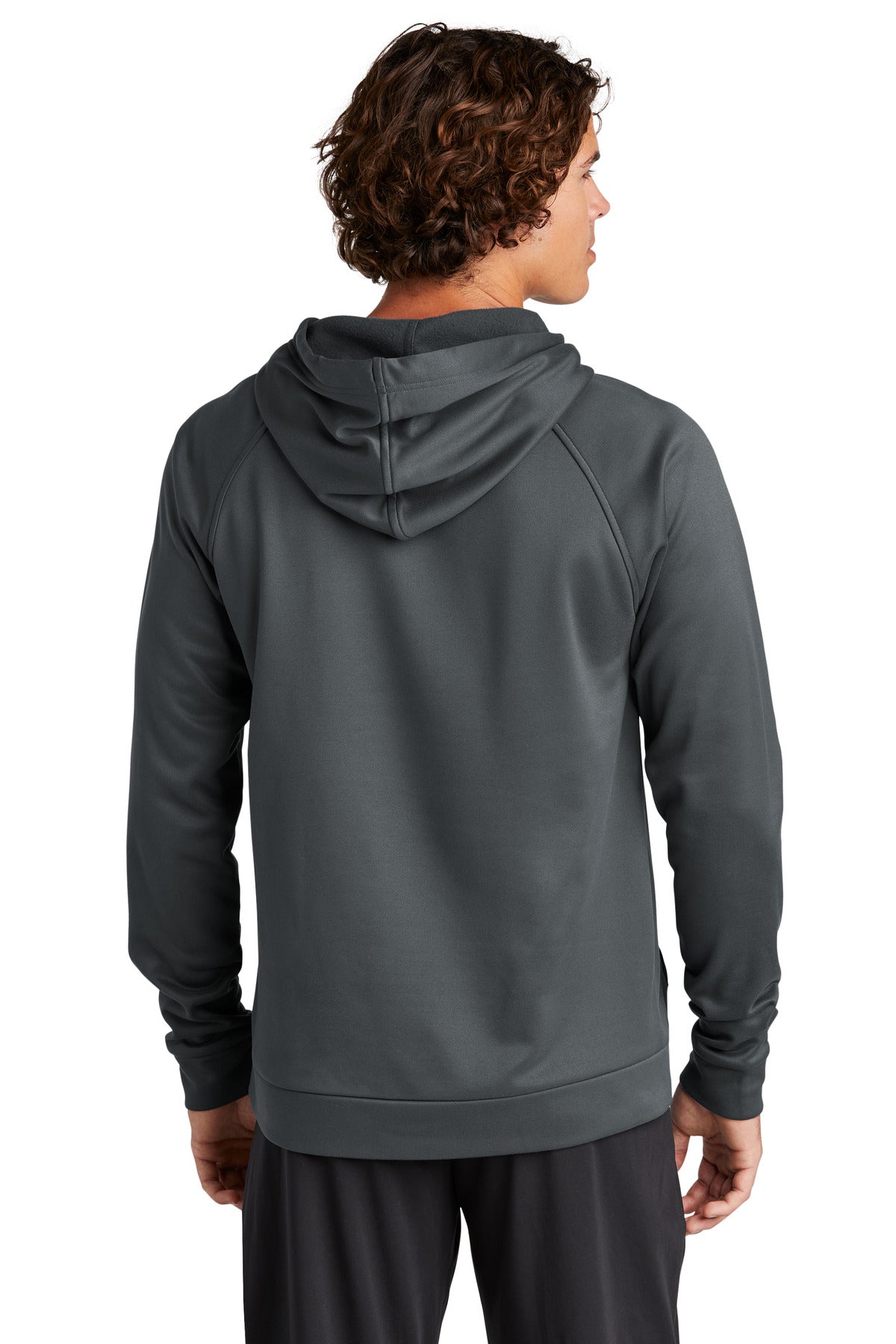 Custom Embroidered Sport-Tek Re-Compete Fleece Pullover Hoodie ST730,Iron Grey