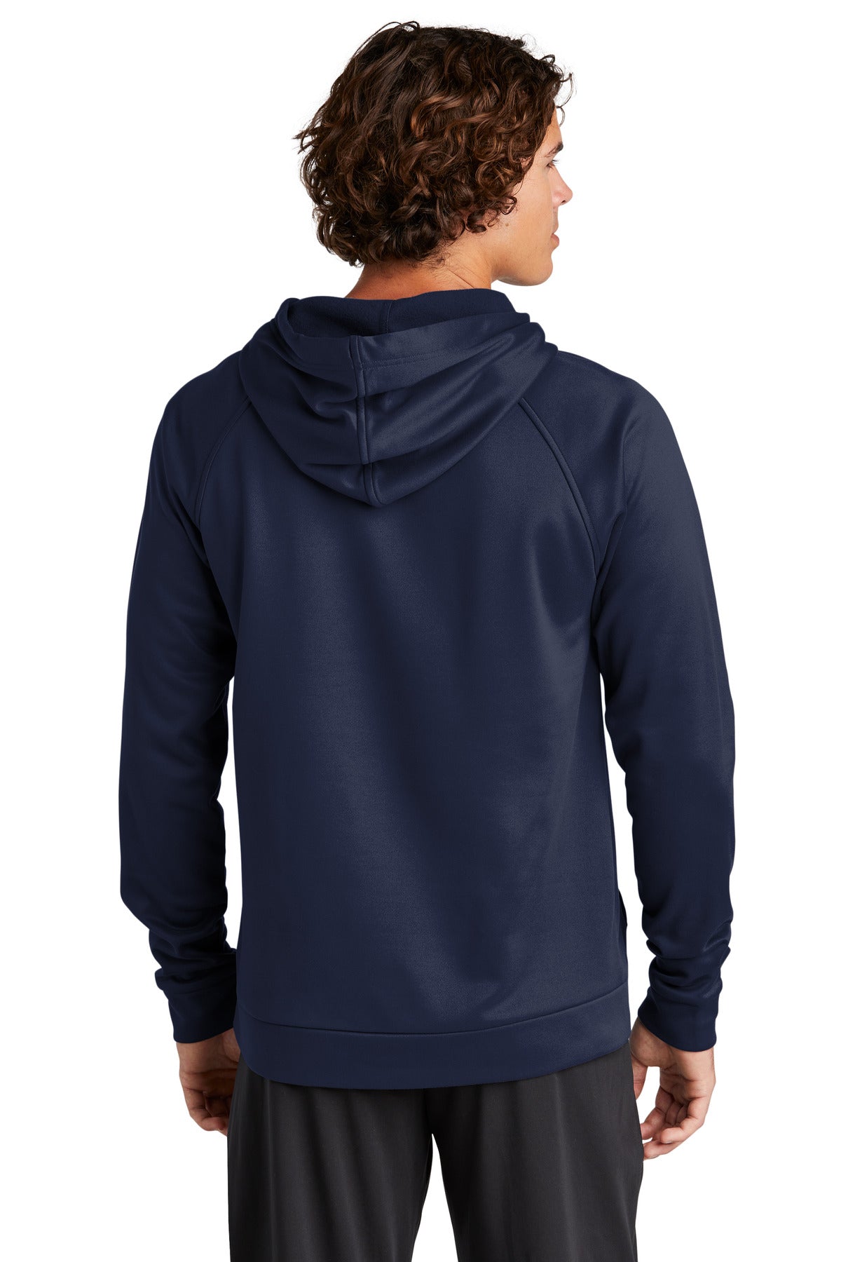 Custom Embroidered Sport-Tek Re-Compete Fleece Pullover Hoodie ST730,True Navy