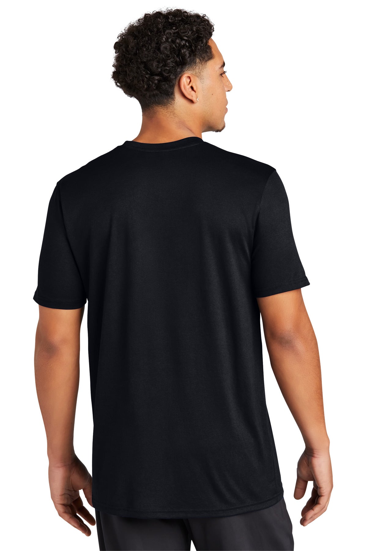 Custom Embroidered Sport-Tek Echo Tee ST760,Black