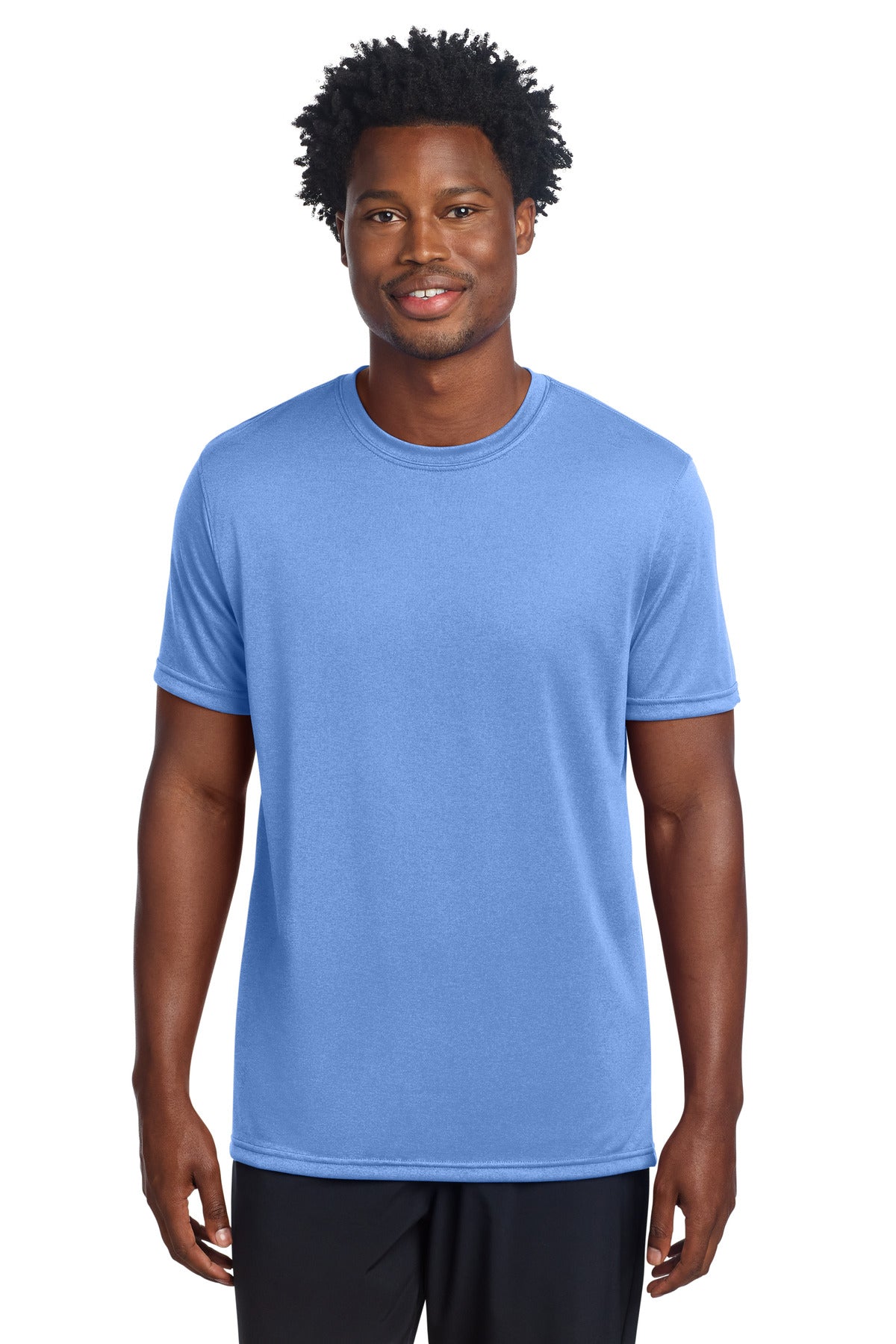 Custom Embroidered Sport-Tek T-Shirts  in Carolina Blue