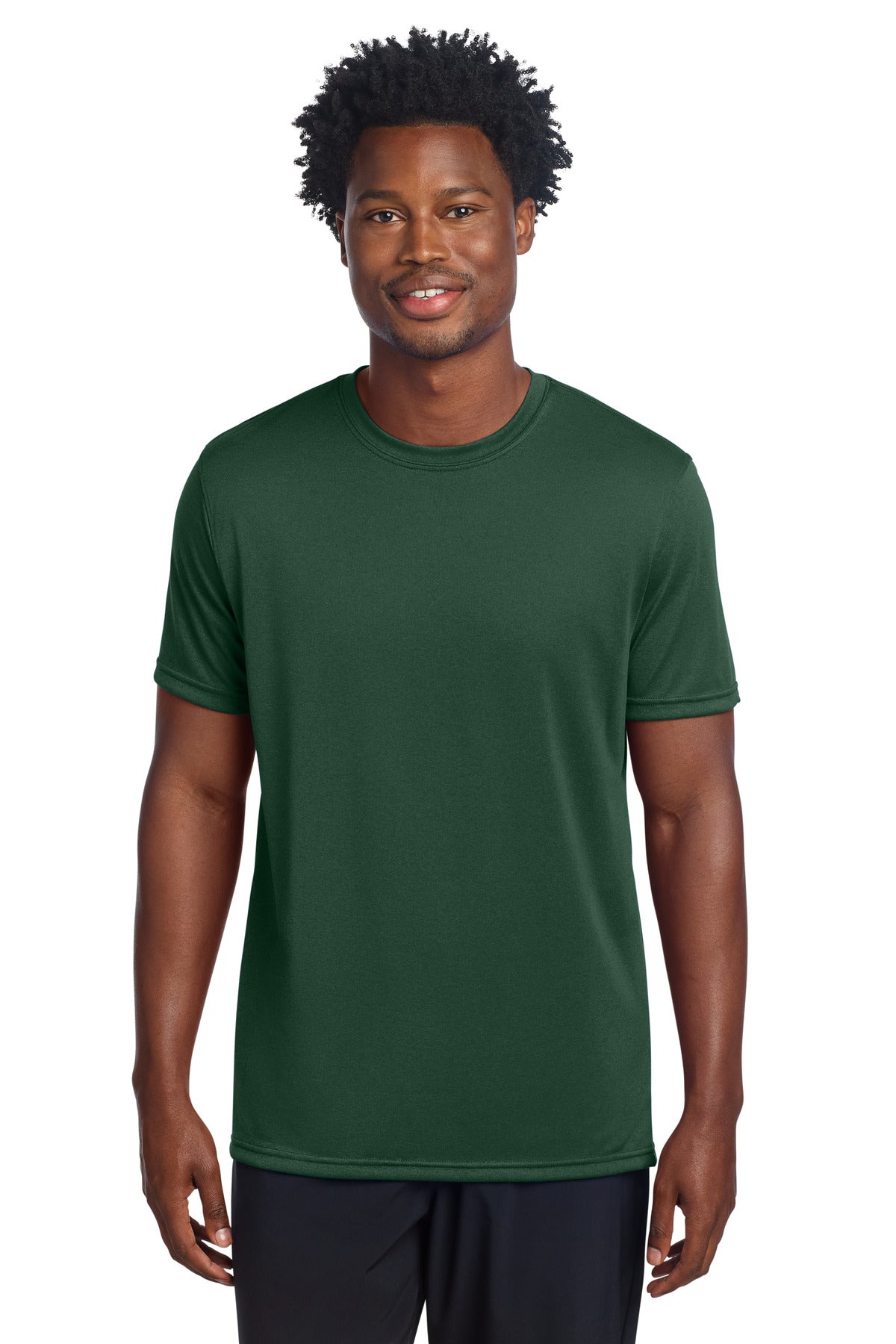 Custom Embroidered Sport-Tek T-Shirts  in Forest Green