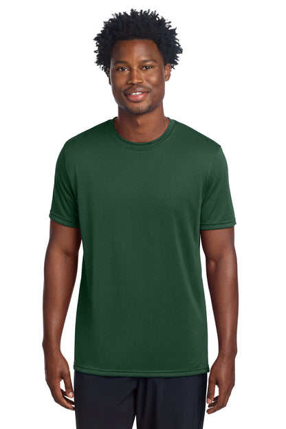 Custom Embroidered Sport-Tek T-Shirts  in Forest Green