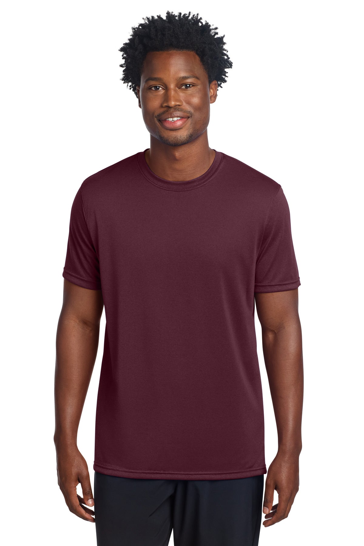 Custom Embroidered Sport-Tek T-Shirts  in Maroon