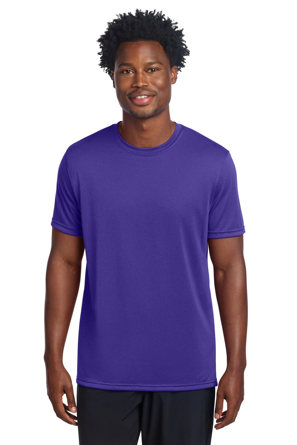 Custom Embroidered Sport-Tek T-Shirts  in Purple