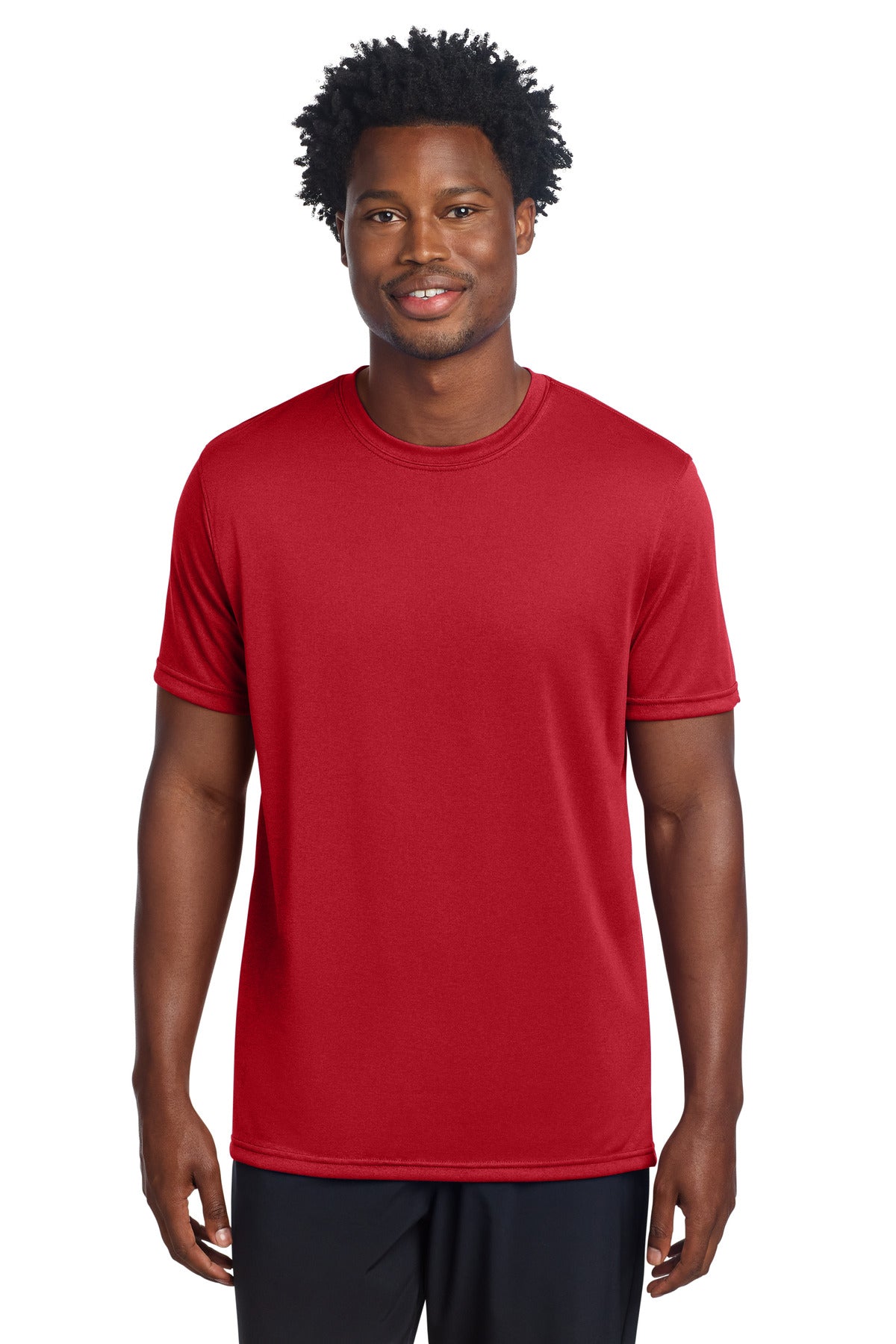 Custom Embroidered Sport-Tek T-Shirts  in True Red