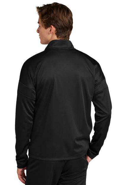 Custom Embroidered Sport-Tek Travel Full-Zip Jacket ST800,Black/ Black