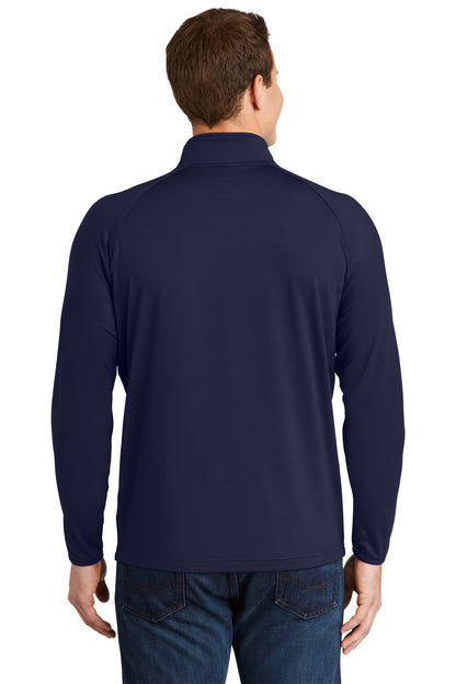 Custom Embroidered Sport-Tek Sport-Wick Stretch 1/4-Zip Pullover. ST850,True Navy