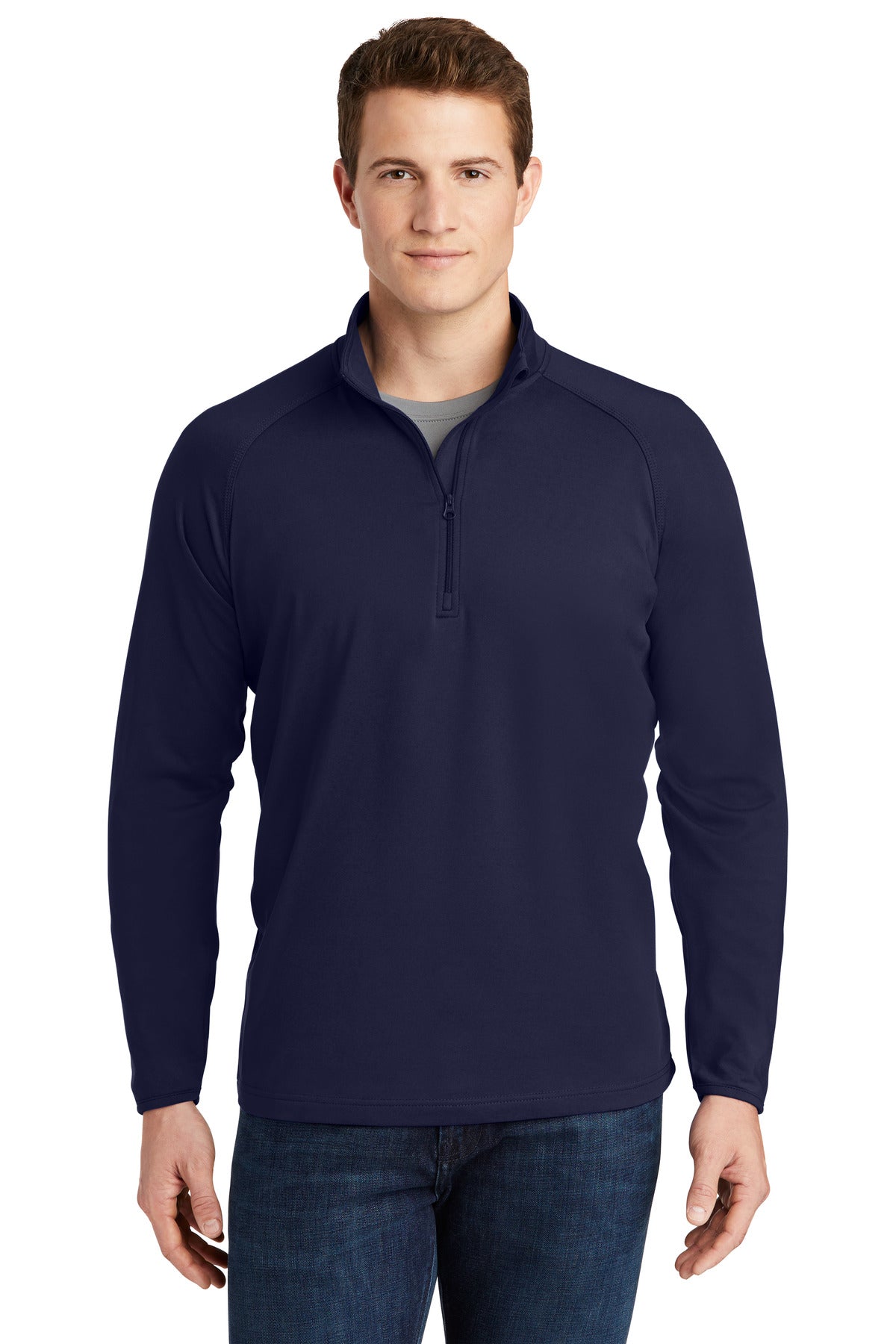 Sport-Tek Sport-Wick Stretch 1/4-Zip Pullover. ST850
