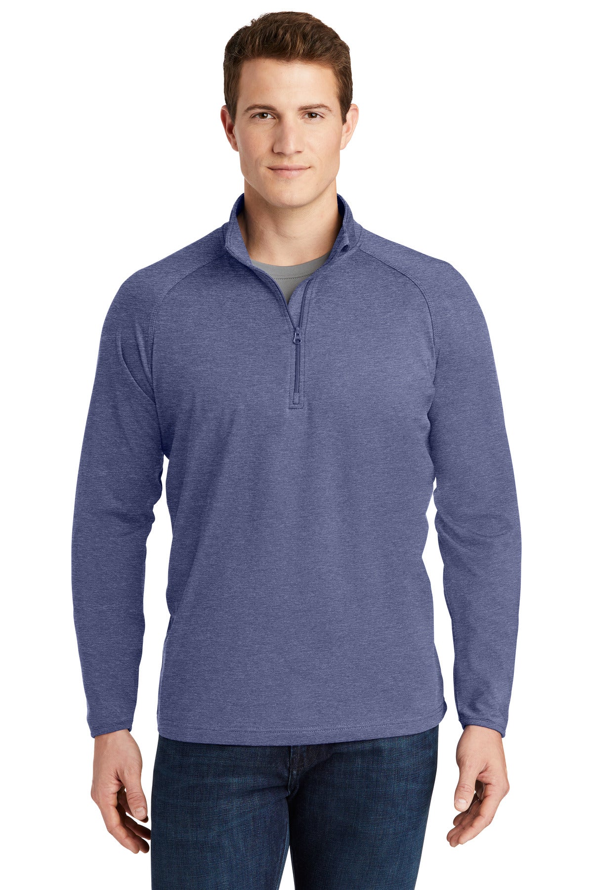Sport-Tek Sport-Wick Stretch 1/4-Zip Pullover. ST850