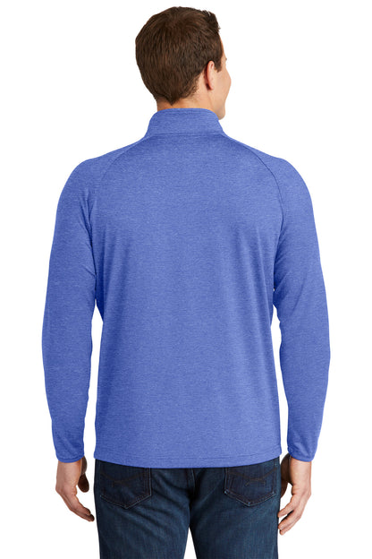 Custom Embroidered Sport-Tek Sport-Wick Stretch 1/4-Zip Pullover. ST850,True Royal Heather