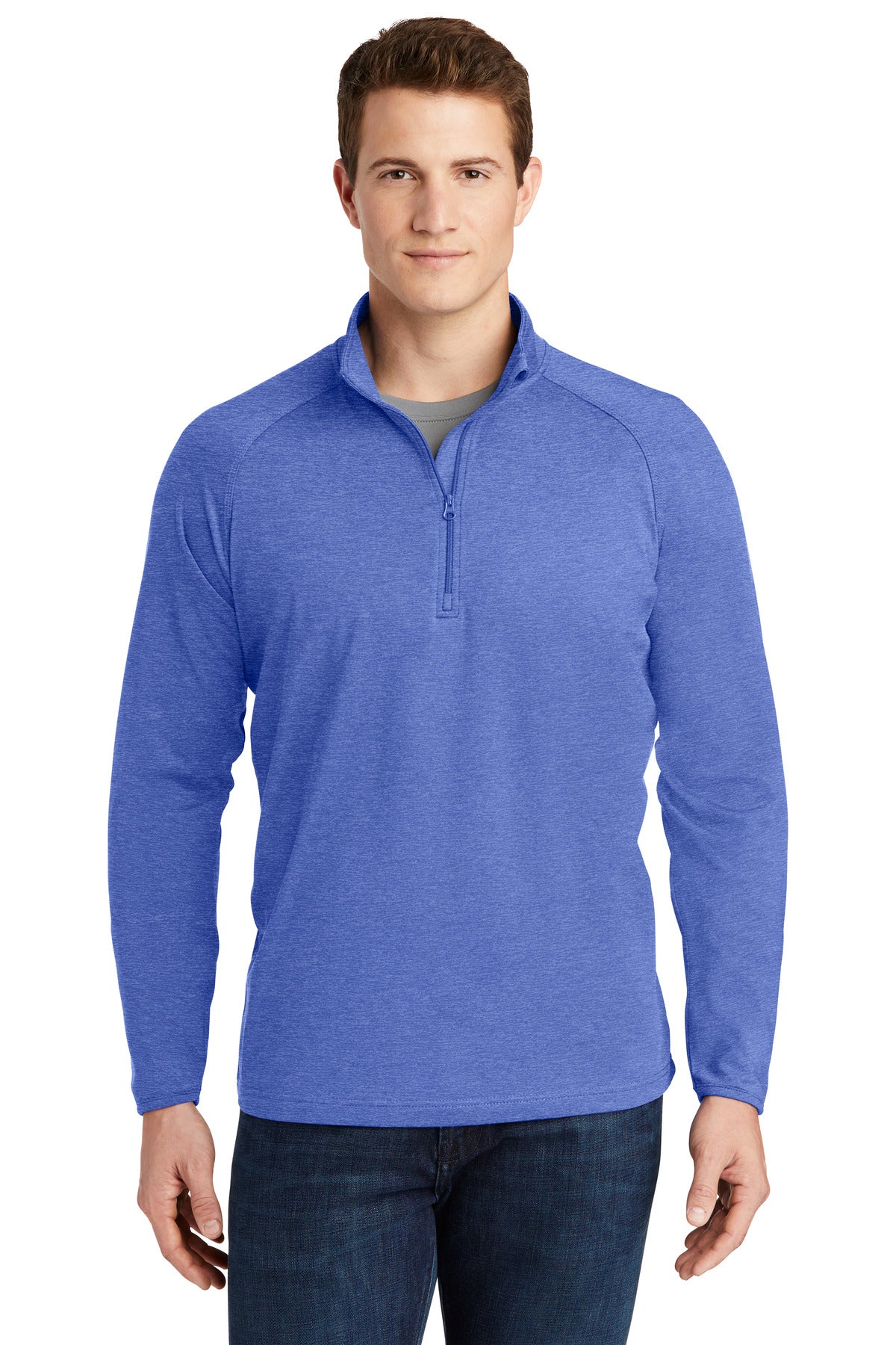 Sport-Tek Sport-Wick Stretch 1/4-Zip Pullover. ST850