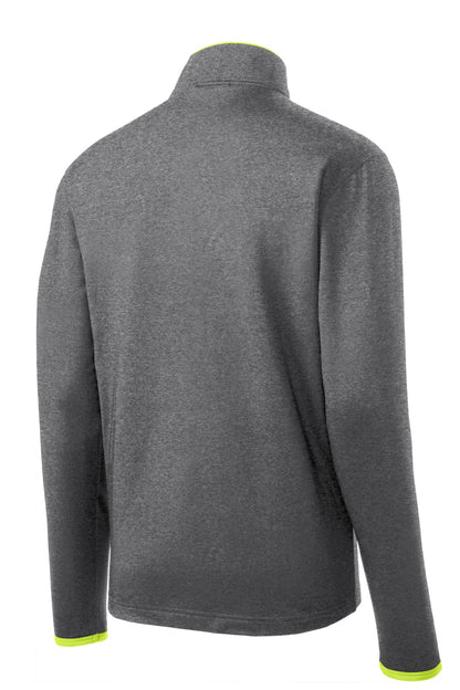Sport-Tek Sport-Wick Stretch Contrast Full-Zip Jacket.  ST853