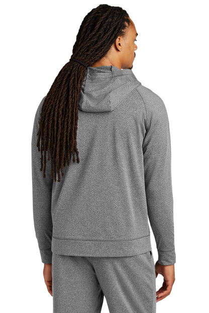 Custom Embroidered Sport-Tek Sport-Wick Stretch 1/2-Zip Hoodie ST856,Charcoal Grey Heather