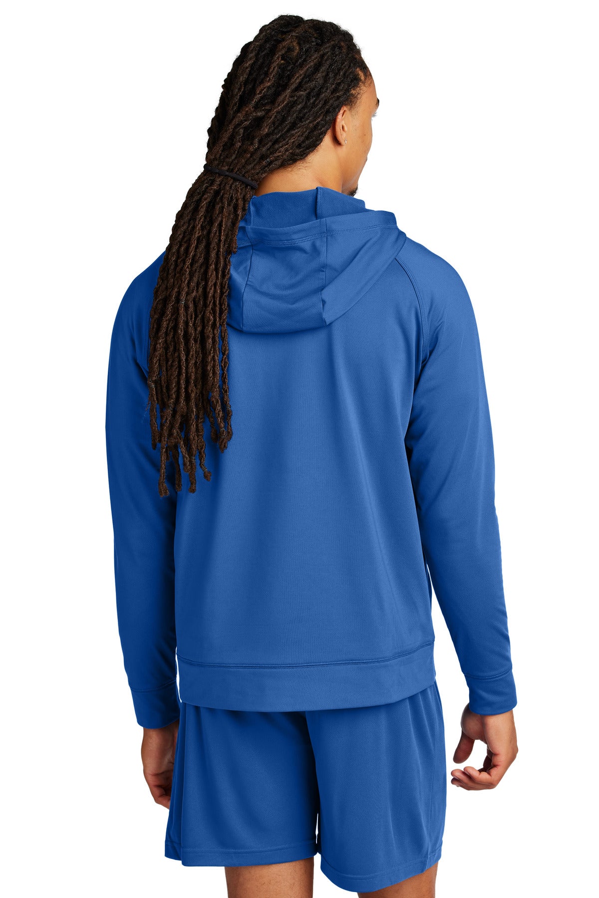 Custom Embroidered Sport-Tek Sport-Wick Stretch 1/2-Zip Hoodie ST856,True Royal