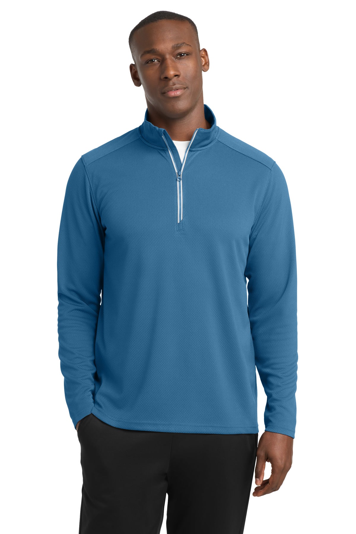 Custom Embroidered Sport-Tek Activewear in Dawn Blue