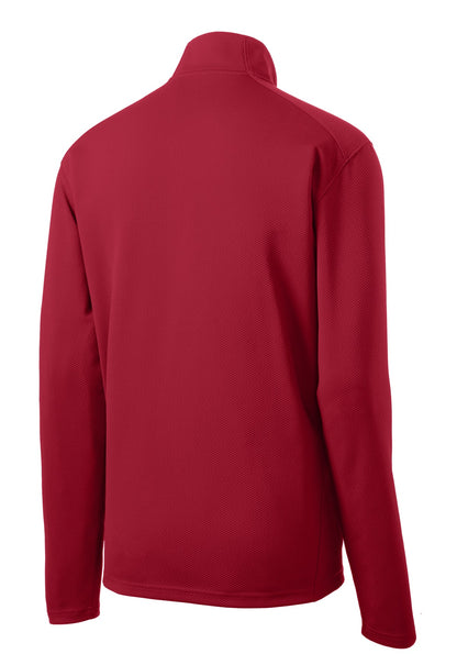 Sport-Tek Sport-Wick Textured 1/4-Zip Pullover.  ST860