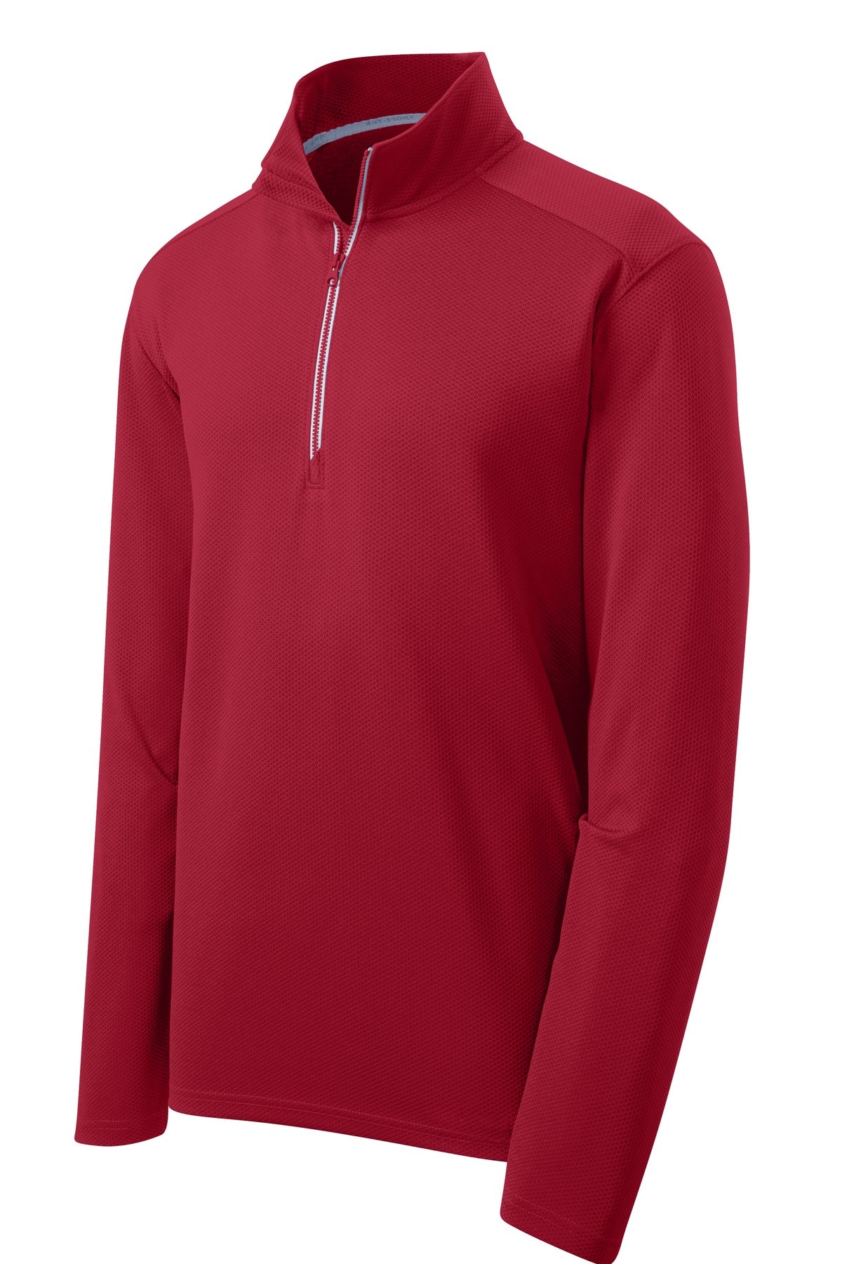 Sport-Tek Sport-Wick Textured 1/4-Zip Pullover.  ST860
