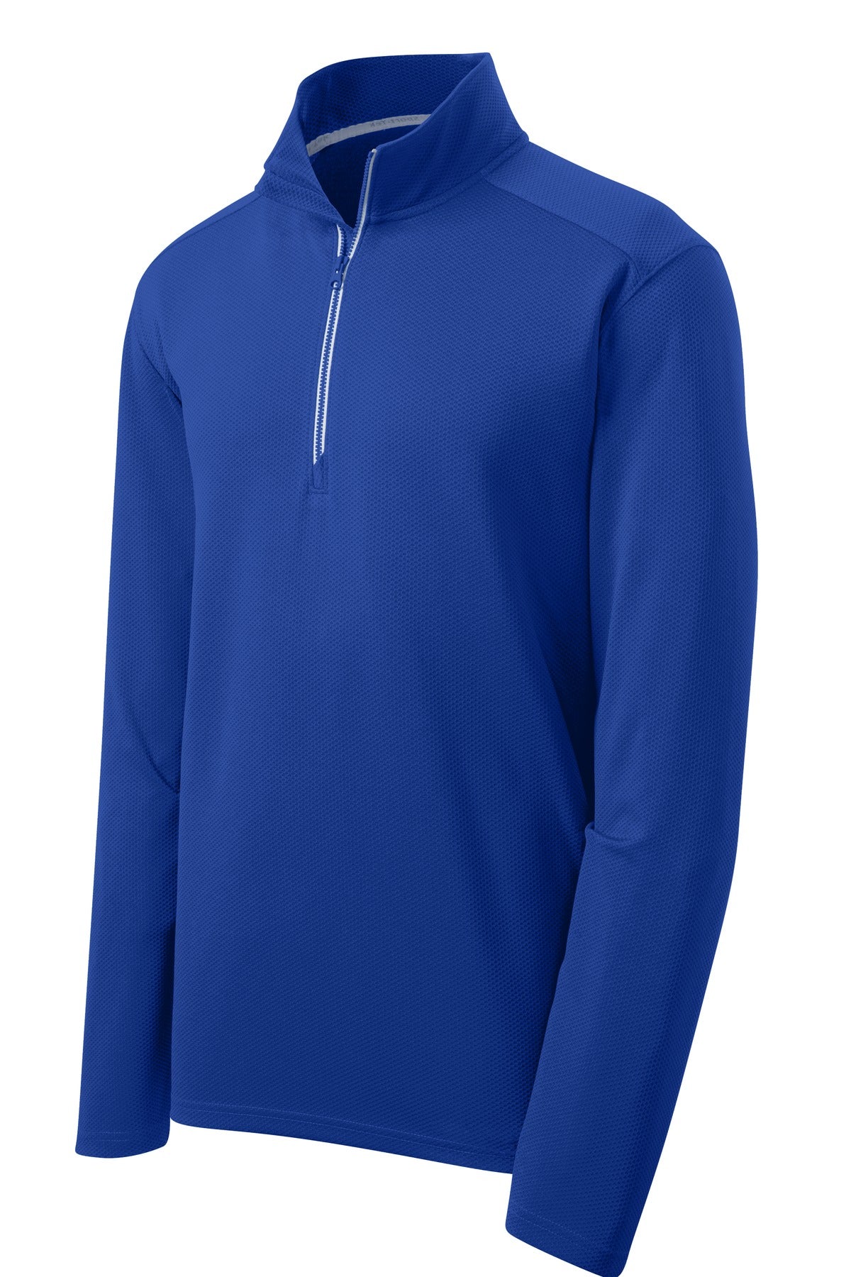 Sport-Tek Sport-Wick Textured 1/4-Zip Pullover.  ST860