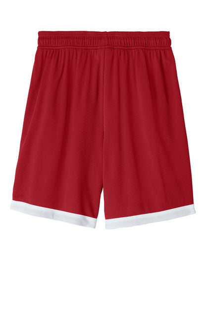 Custom Embroidered Sport-Tek Activewear in Deep Red/ White