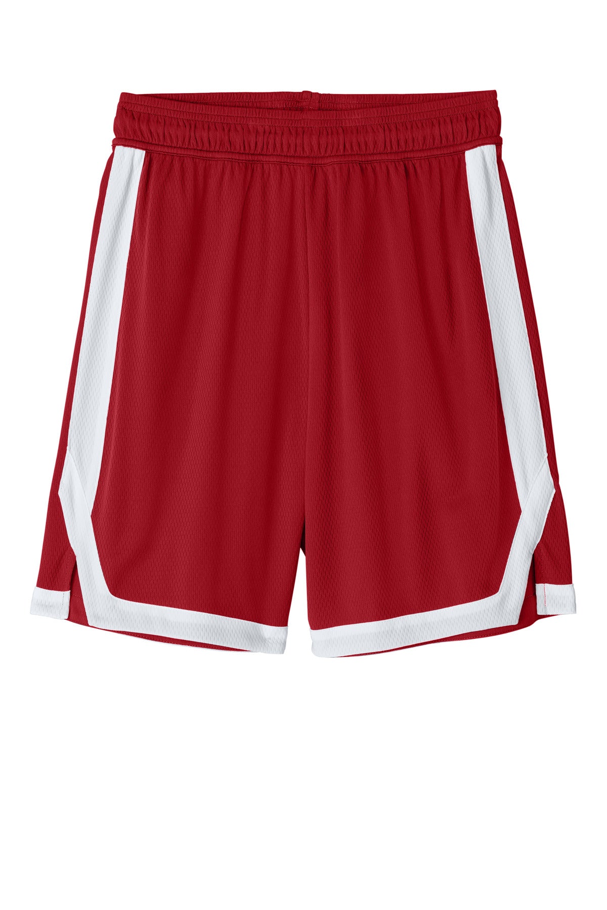 Custom Embroidered Sport-Tek Activewear in Deep Red/ White