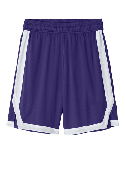 Custom Embroidered Sport-Tek Activewear in Purple/ White