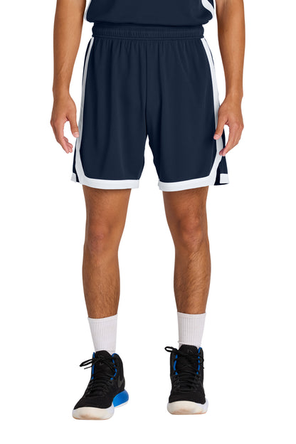 Custom Embroidered Sport-Tek Activewear in True Navy/ White
