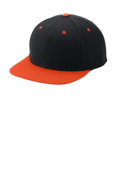 Sport-Tek YP Classics Flat Bill Snapback Cap. STC19