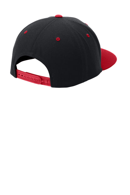 Sport-Tek YP Classics Flat Bill Snapback Cap. STC19