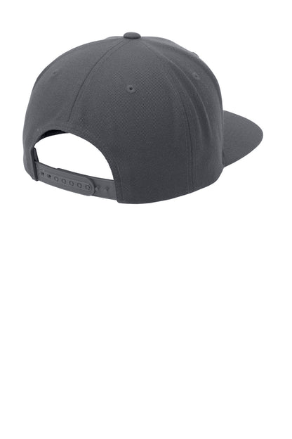 Sport-Tek YP Classics Flat Bill Snapback Cap. STC19